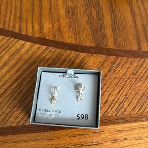 Brilliance Gold and Silver Earrings